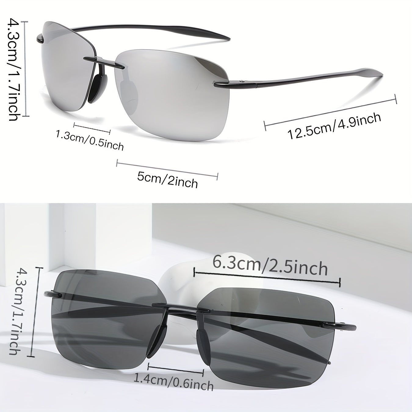 Polarized Sunglasses for Men – 3 or 6 Pack, UV400 Protection, Anti-Glare HD Lenses, Ultra-Light PC Frame, Scratch-Resistant Driving & Outdoor Eyewear, Bulk Value Gift Set