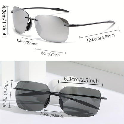 Polarized Sunglasses for Men – 3 or 6 Pack, UV400 Protection, Anti-Glare HD Lenses, Ultra-Light PC Frame, Scratch-Resistant Driving & Outdoor Eyewear, Bulk Value Gift Set