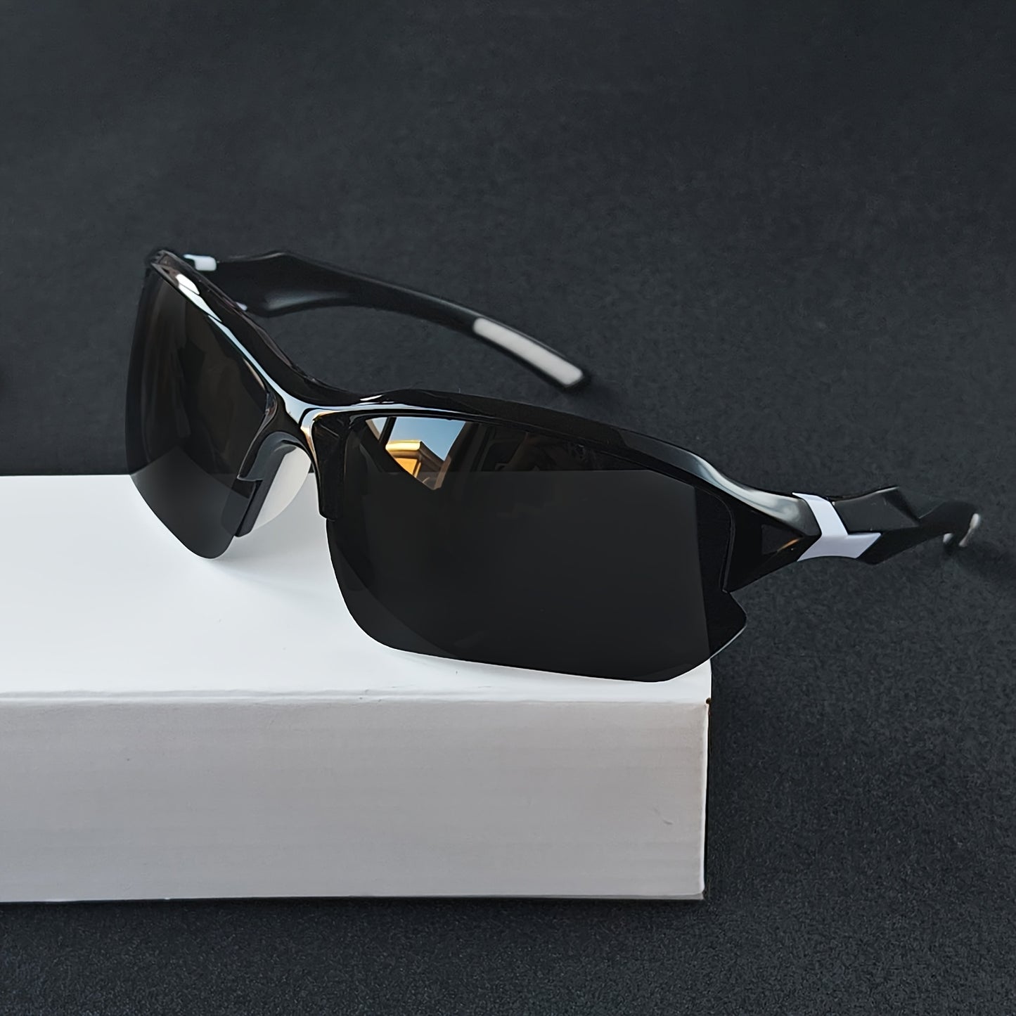 Polarized Sports Sunglasses 7 Pairs UV400 Square Frame Bulk Set Men Women Outdoor Gift Christmas Birthday Party Favors Holiday