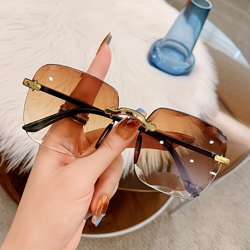 3-Pack Frameless Photochromic Eyewear Suitable for Driving, Work & Parties - Auto-Adjusting Square Fashion Glasses with Scratch-Resistant Lenses, Indoor/ Glasses for Men & Women, Plastic Frame for, & Daily Use