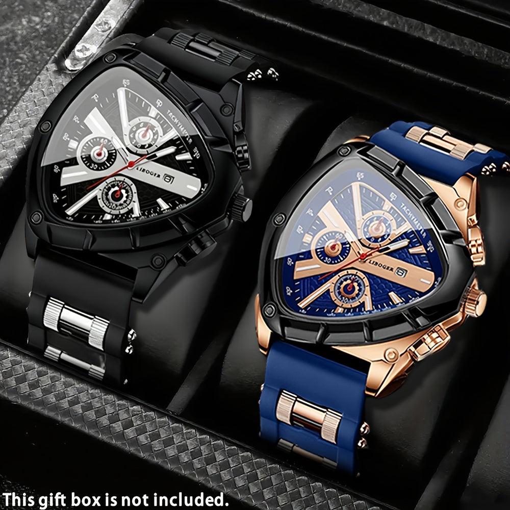 2/1pc/Set Mens Watches for Men, Casual Fashion Mens Quartz Men Watches with Date Calendar Display, Pointer Display, Work And Daily Decoration, Thanksgiving, Christmas The Perfect Gift, Mens Watches Clearance Deal, Reloj Para Hombre.