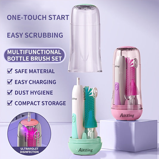 Electric Bottle Brush Set - USB Rechargeable Cleaning Kit – main product image