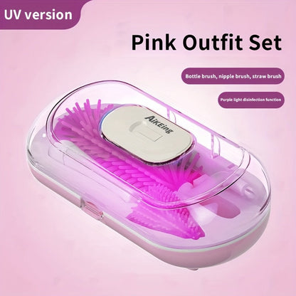 Electric Bottle Brush Set - USB Rechargeable Cleaning Kit – view 5