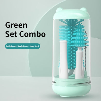 Electric Bottle Brush Set - USB Rechargeable Cleaning Kit – Green option – view 10