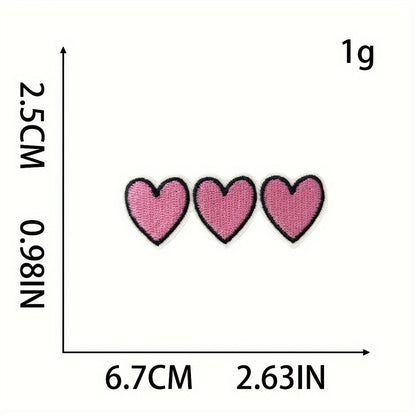 Embroidered Patch - Iron-On Patches Set of 20 - Y2K Aesthetic Cute Appliques for Jackets - product detail view 7