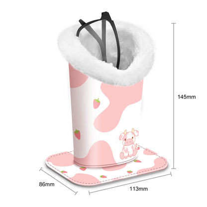 Eyewear Accessories - Eyeglasses Holder Stand Plush Lined Anti-Scratch Glasses Organizer 34 - product detail view 4