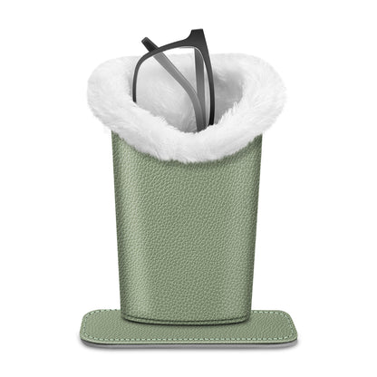 Eyewear Accessories - Eyeglasses Holder Stand Plush Lined Anti-Scratch Glasses Organizer 34 - product detail view 5