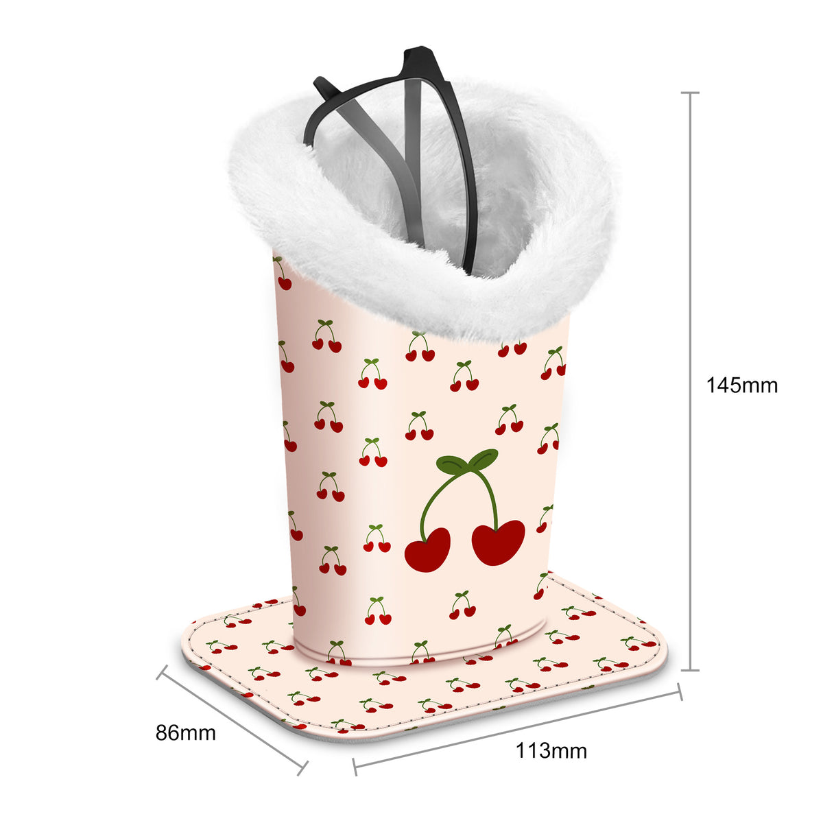 Eyewear Accessories - Eyeglasses Holder Stand Plush Lined Anti-Scratch Glasses Organizer 34 - product detail view 22