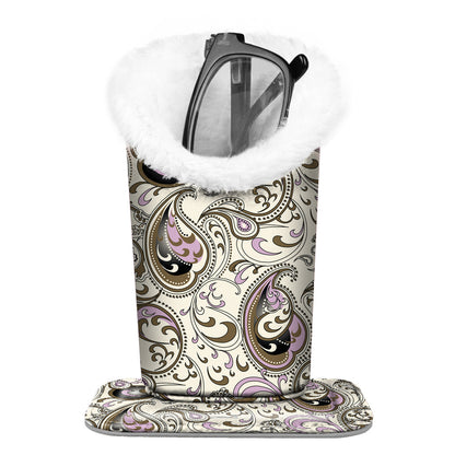 Eyewear Accessories - Eyeglasses Holder Stand Plush Lined Anti-Scratch Glasses Organizer 34 - product detail view 25