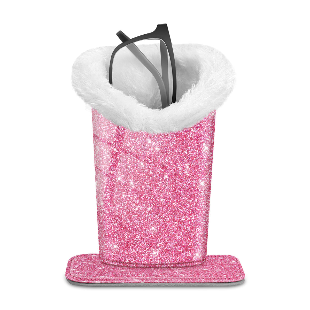 Eyewear Accessories - Eyeglasses Holder Stand Plush Lined Anti-Scratch Glasses Organizer 34 - product detail view 35
