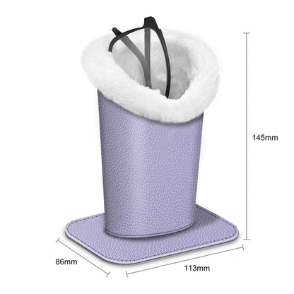 Eyewear Accessories - Eyeglasses Holder Stand Plush Lined Anti-Scratch Glasses Organizer 34 - product detail view 47
