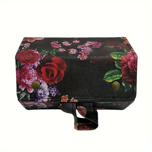 Eyewear Accessories - Roll-Up Hanging Glasses Organizer for Women - Multi-Pair PU Leather - main product view