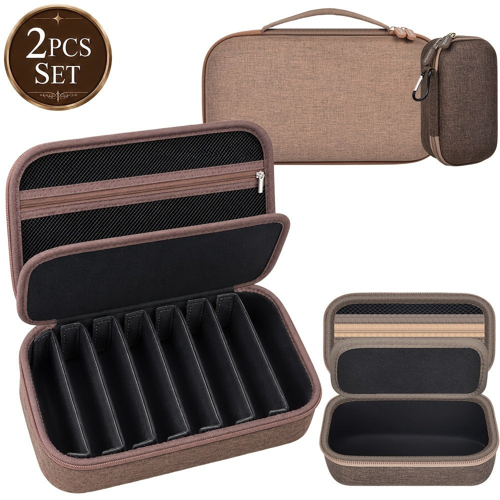 Eyewear Accessories - Sunglasses Organizer Case Travel Storage Bag Multi-Slot for Men Women - product detail view 5