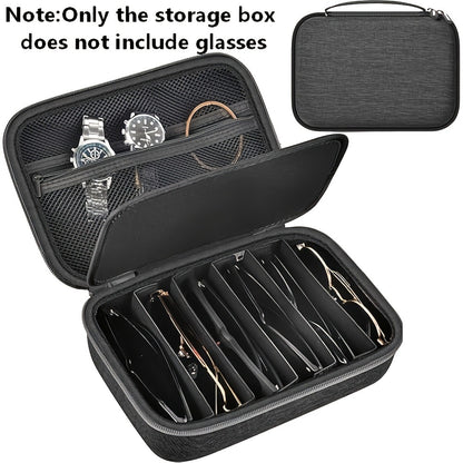 Eyewear Accessories - Sunglasses Organizer Case Travel Storage Bag Multi-Slot for Men Women - product detail view 21