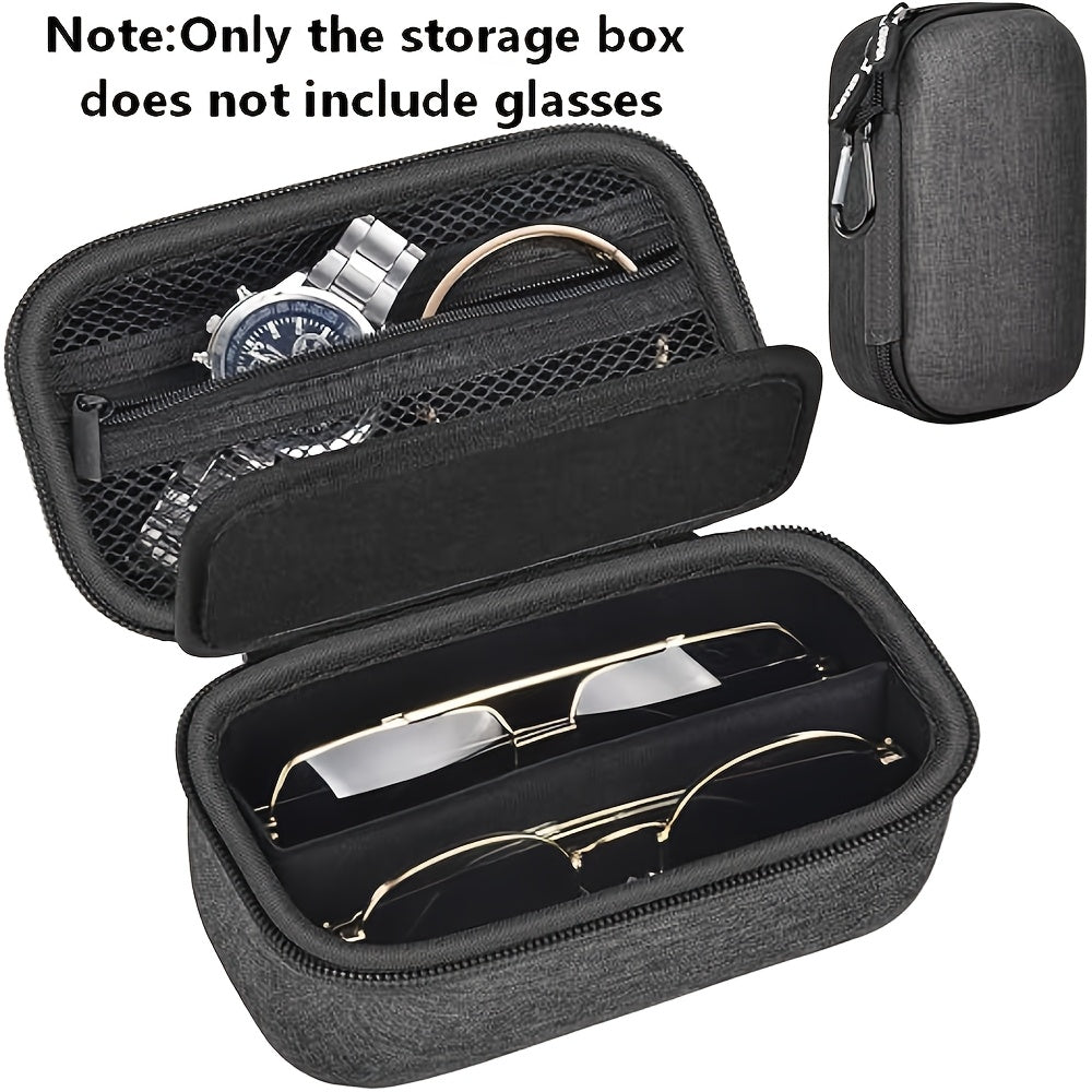 Eyewear Accessories - Sunglasses Organizer Case Travel Storage Bag Multi-Slot for Men Women - product detail view 42