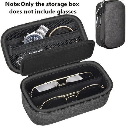 Eyewear Accessories - Sunglasses Organizer Case Travel Storage Bag Multi-Slot for Men Women - product detail view 42