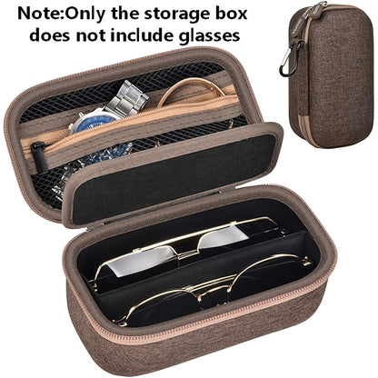 Eyewear Accessories - Sunglasses Organizer Case Travel Storage Bag Multi-Slot for Men Women - product detail view 43