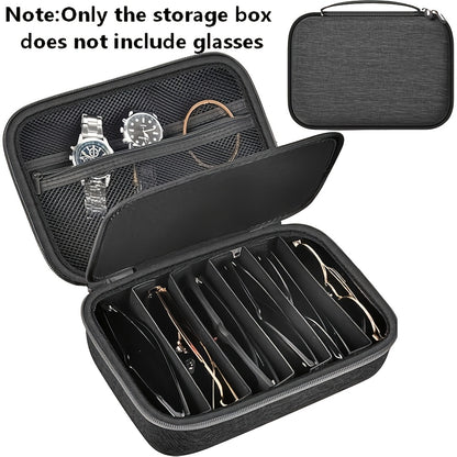 Eyewear Accessories - Sunglasses Organizer Case Travel Storage Bag Multi-Slot for Men Women - product detail view 44