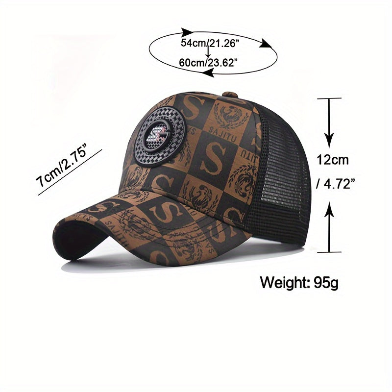 Men's Trend Baseball Cap Mesh Breathable Hat Women's Fashion Duck Hat Visor Hip Hop Hat Trucker Hat Men's Style