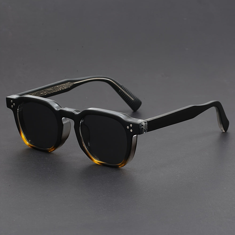 Fashion Sunglasses Polygonal Full Frame – Bohemian Style AC Lens Eyewear for Men & Women, Trendy Geometric Shades for Photography, Parties & Casual Wear, Ideal Gift, 6 Colors