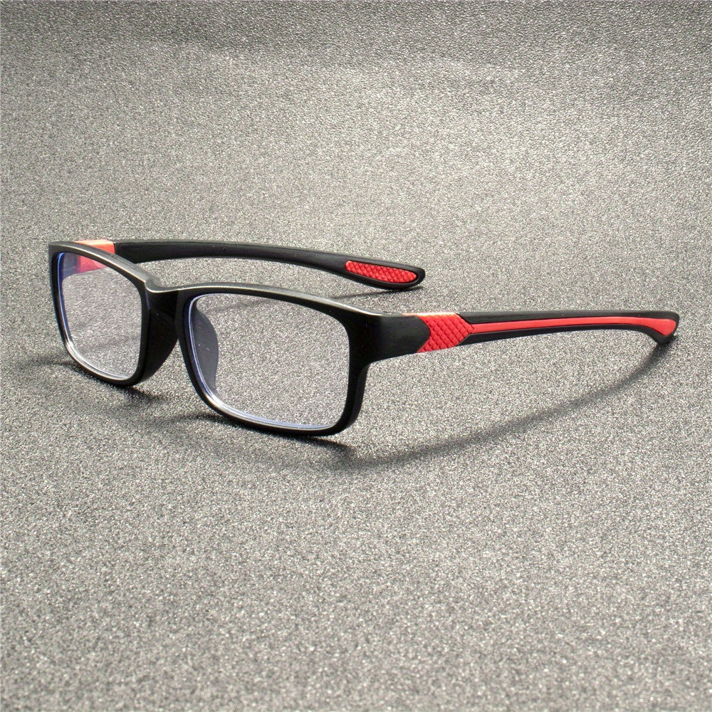 Reading Glasses 4 Pack Fashion Sport Rectangular Full Frame for Men Women – Lightweight Presbyopia Readers, Diopters +1.00 to +4.00, Everyday Office Computer Use