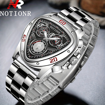 Men's Quartz Watch Casual Fashion Date Calendar Display Analog Pointer – Single or 2pcs Set Gift for Men, Work Daily Wear, Reloj Para Hombre