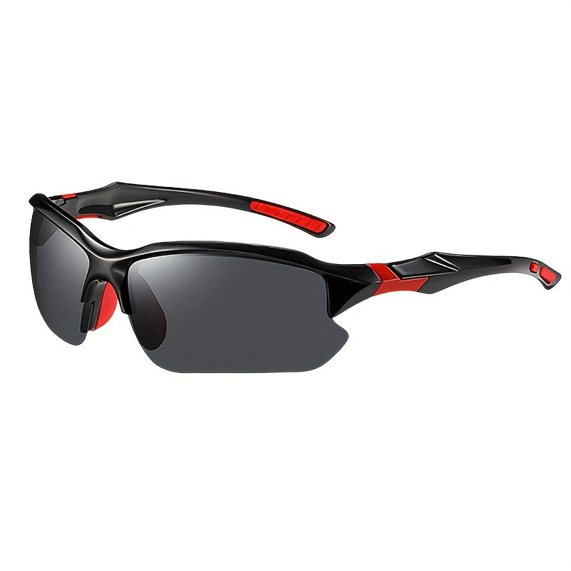 [UV Protective Sunglasses] 4pcs YUKY Men's Polarizing Fashion Sunglasses Mountaineering Fitness Running Outdoor UV Protective Sunglasses Dream True Color Coating Daily Leisure Home Outdoor Mountaineering Fishing Driving Riding And Other Scenes