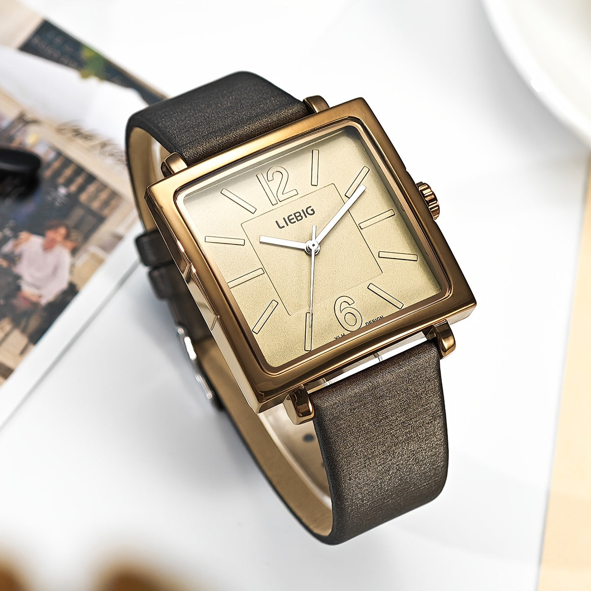 LIEBIG Ladies' Quartz Watch with Quartz Movement, Classic And Elegant Style. The Watch Is Suitable for Women Of All Ages. It Is A Gift for Mothers