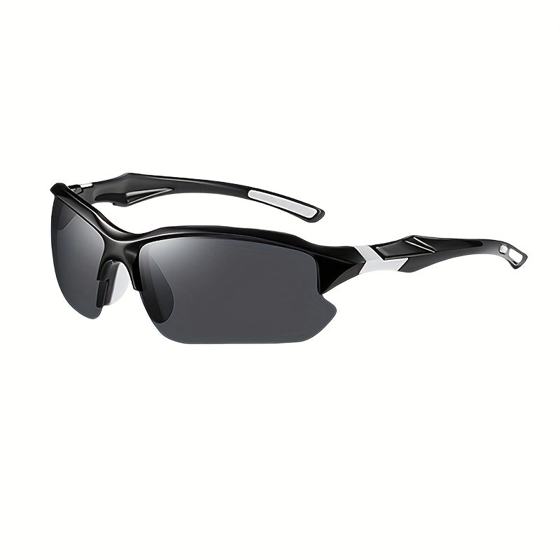 [UV Protective Sunglasses] 4pcs YUKY Men's Polarizing Fashion Sunglasses Mountaineering Fitness Running Outdoor UV Protective Sunglasses Dream True Color Coating Daily Leisure Home Outdoor Mountaineering Fishing Driving Riding And Other Scenes