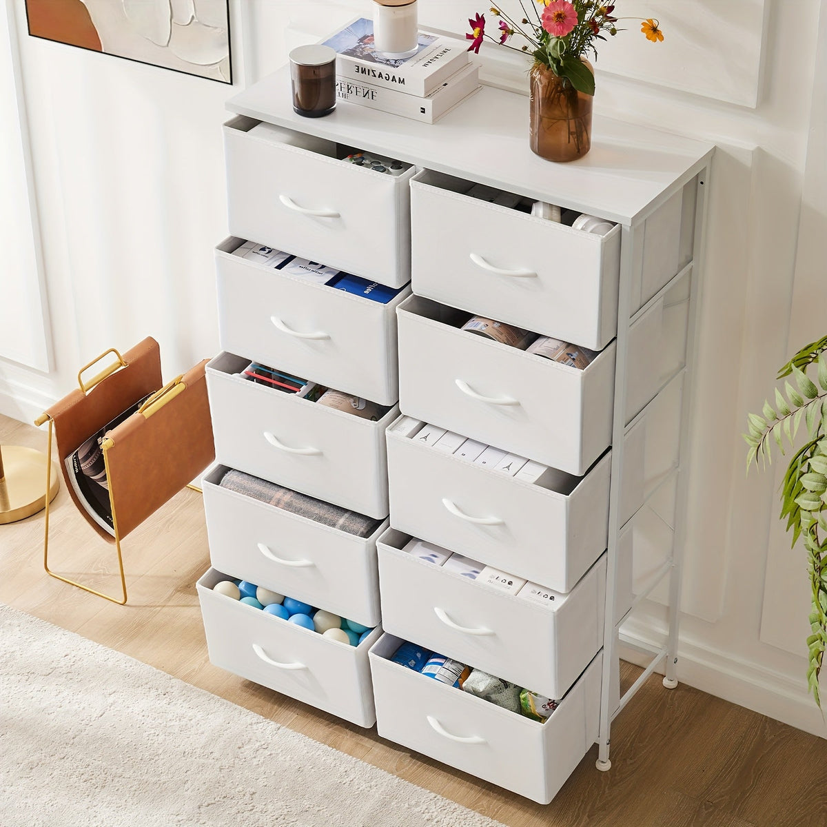 Fabric Drawer Dresser - Space-Saving – view 5