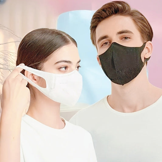 Face Mask - Disposable 50 Pack Breathable Wide Ear Loops Individually Wrapped Fashion - main product view