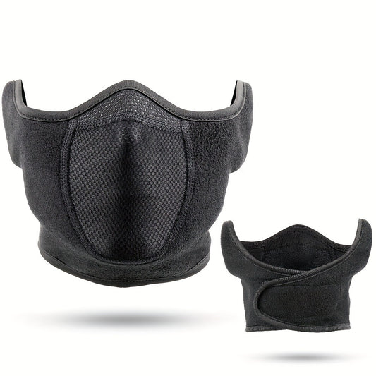 Face Masks & Balaclavas - Ski Mask Winter Windproof Thermal Half Mask Adjustable Neck Warmer - main product view