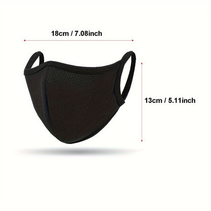 Face Masks - Washable Reusable Cloth Mask 5 Pack Breathable Moisture-Wicking Sports - product detail view 4