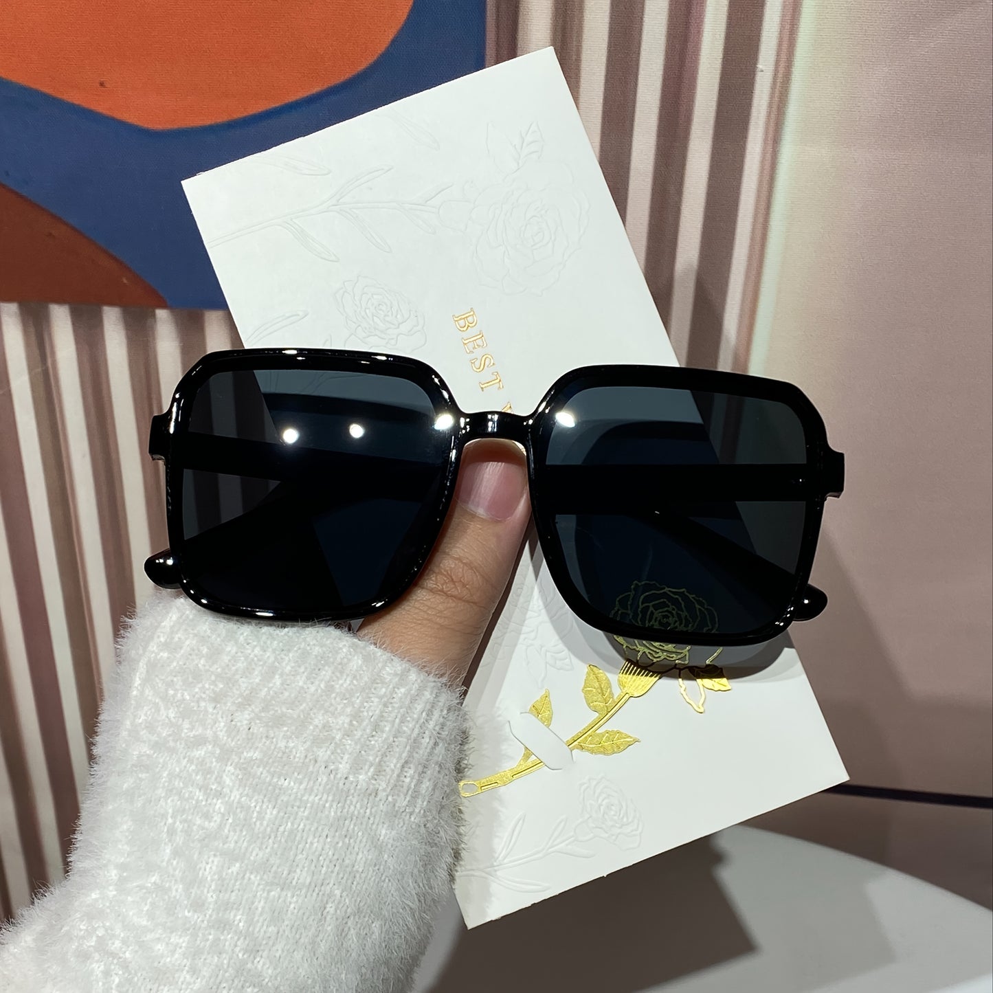 Women's Sunglasses Set 14 Pack - Square Frame Tinted Lens Bulk Eyewear Minimalist PC Fashion Glasses Party Bachelorette Festival Gift