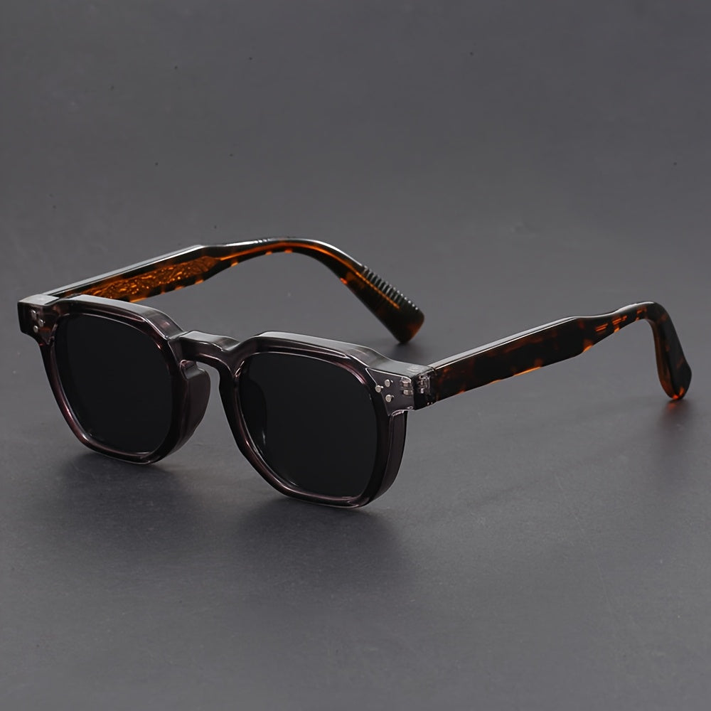 Fashion Sunglasses Polygonal Full Frame – Bohemian Style AC Lens Eyewear for Men & Women, Trendy Geometric Shades for Photography, Parties & Casual Wear, Ideal Gift, 6 Colors