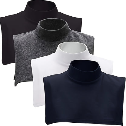 Fashion Accessories - Fake Turtleneck Dickey Collar 4 Pack Detachable Mock Blouse Half Top - product detail view 7