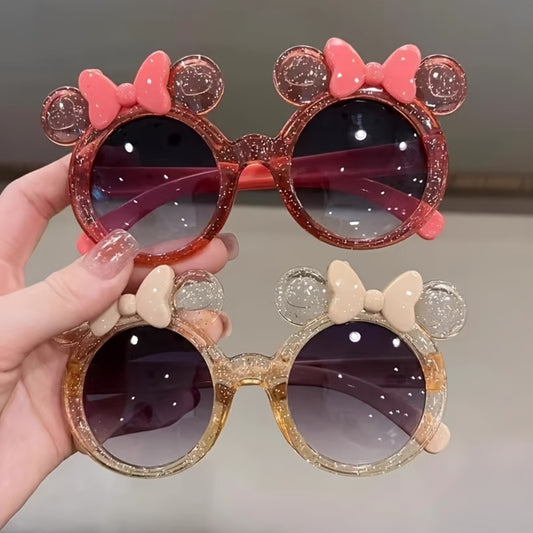 Fashion Accessories - Rhinestone Bow Glasses Lightweight Eyewear Stage Performance Photo Shoot - main product view