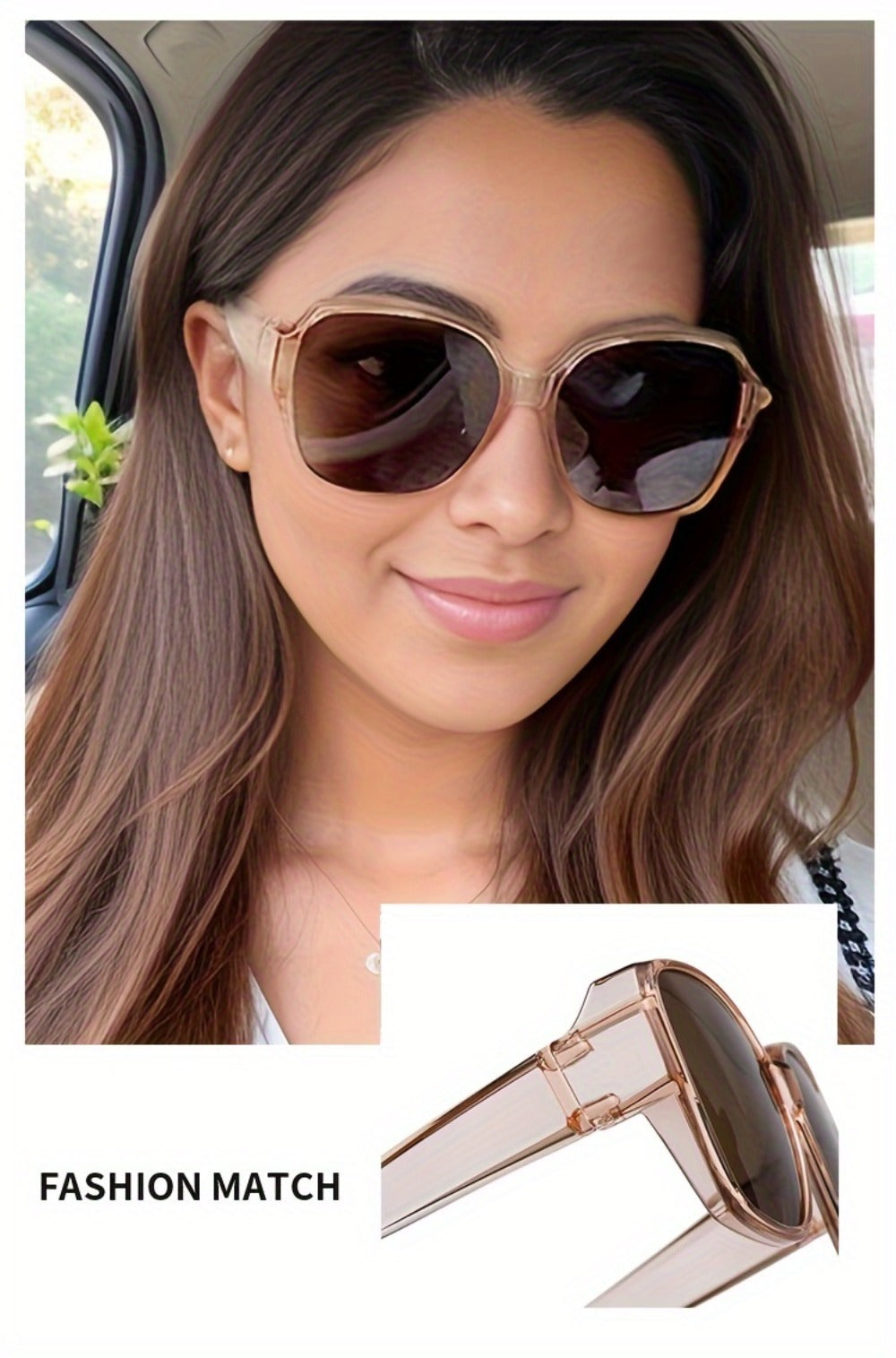 Fashion Sunglasses - Fit Over Glasses 2 Pack Large Retro Frames Wear Over Prescription Eyewear - product detail view 13