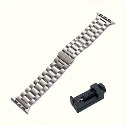 Fashion Watch - Apple Band Stainless Steel with Remover Tool - Compatible with Apple Ultra - product detail view 7