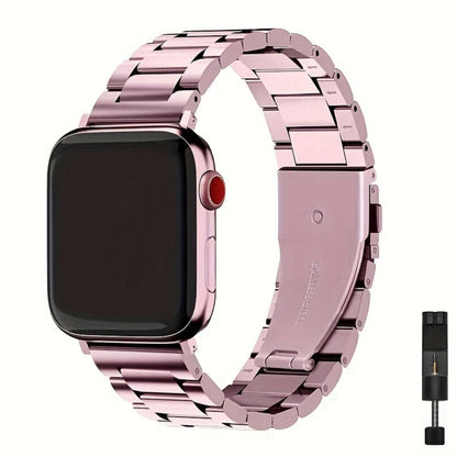 Fashion Watch - Apple Band Stainless Steel with Remover Tool - Compatible with Apple Ultra - product detail view 11