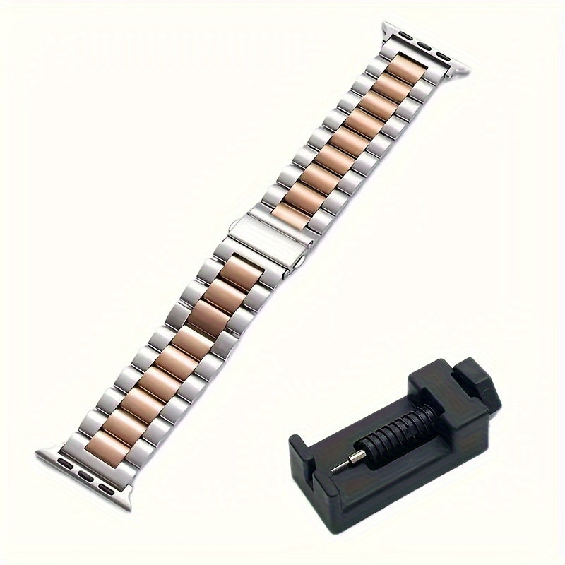 Fashion Watch - Apple Band Stainless Steel with Remover Tool - Compatible with Apple Ultra - product detail view 18