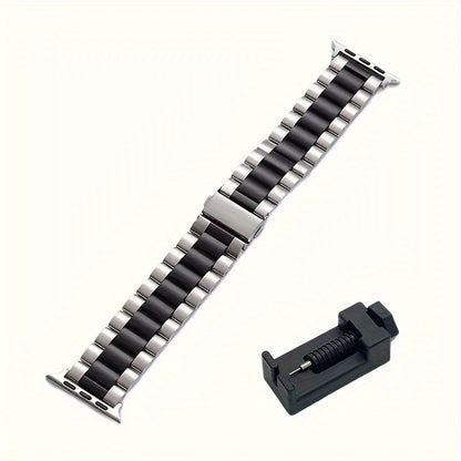 Fashion Watch - Apple Band Stainless Steel with Remover Tool - Compatible with Apple Ultra - product detail view 26