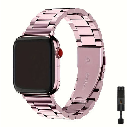 Fashion Watch - Apple Band Stainless Steel with Remover Tool - Compatible with Apple Ultra - product detail view 27
