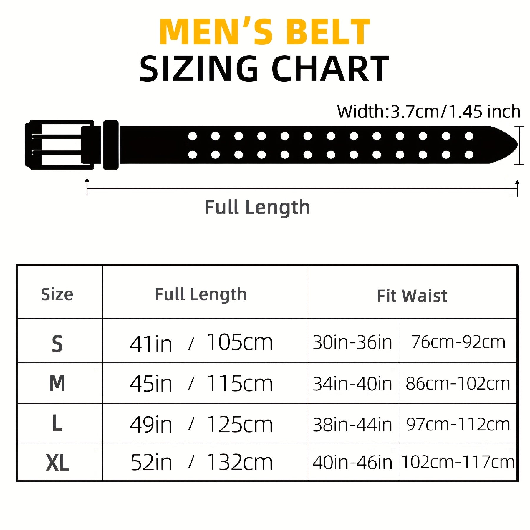 LCG LUCHENGYI Men'S Double Prong Faux Leather Belt Fashion Classic Casual Belts Heavy Duty Work Belts for Jeans Pants, The Perfect Gift for Dad & Husband