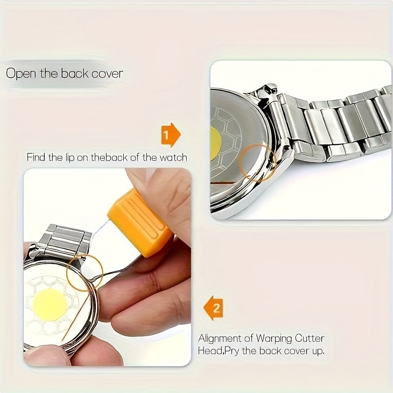 Multi-Piece Set Watchmaker Watch Repair Tools Kit, Case Remover Opener Bar Set, Convenience Clock Tool