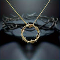 925 Silver Inlaid 1-Carat Moissanite Thorn Ring Pendant Suitable for Daily Wear, Parties, Holiday Gifts with Exquisite Gift Boxes