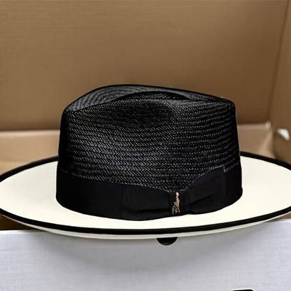 Fedora Hat - Felt Couple Matching Color Block Adjustable - Soft High Quality Felt for - product detail view 15