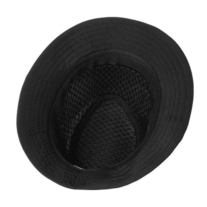 Fedora Hat - for Men & Women Lightweight Mesh Breathable Design with Simple Ribbon - product detail view 10