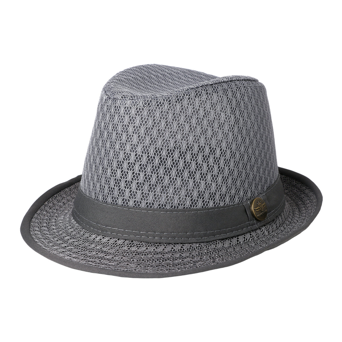 Fedora Hat - for Men & Women Lightweight Mesh Breathable Design with Simple Ribbon - product detail view 13