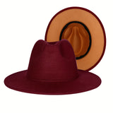 Wine Red & Khaki